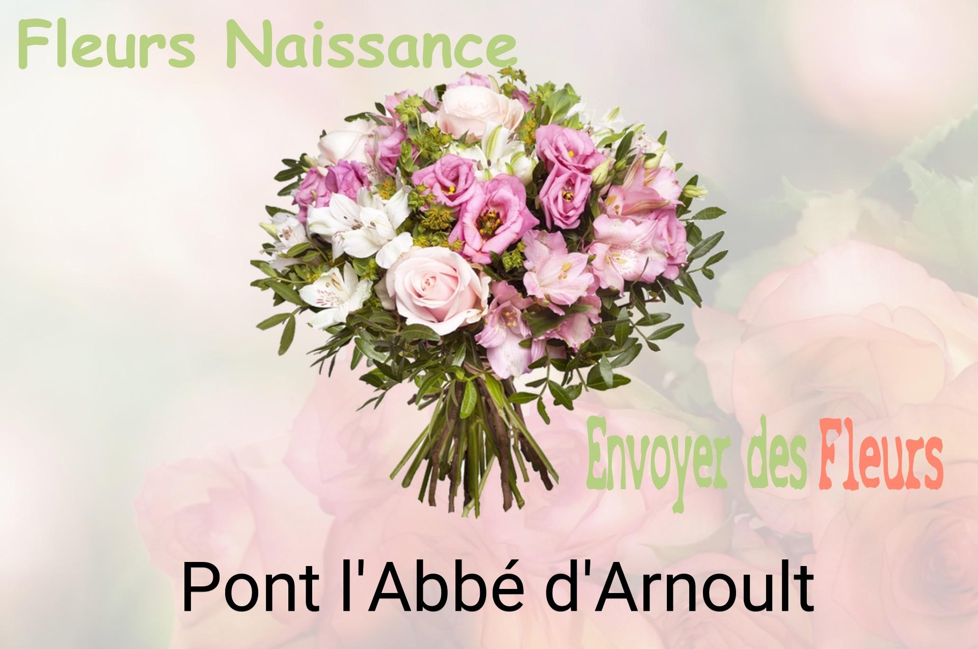 Bouquet de fleurs de naissance livré à Pont-l'Abbé-d'Arnoult